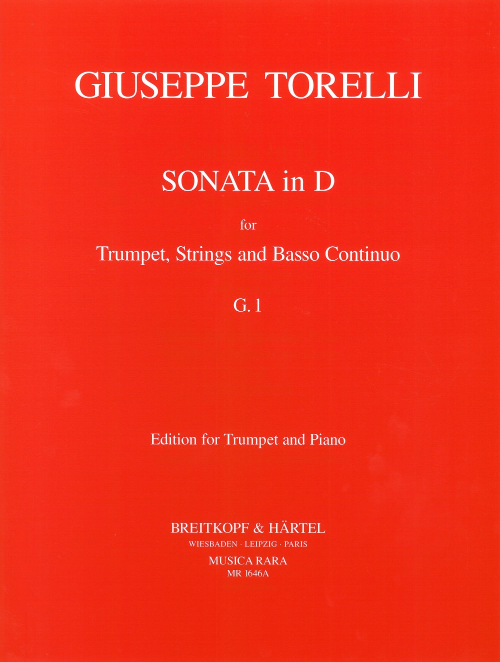 Giuseppe Torelli - Sonaten in D - Cover