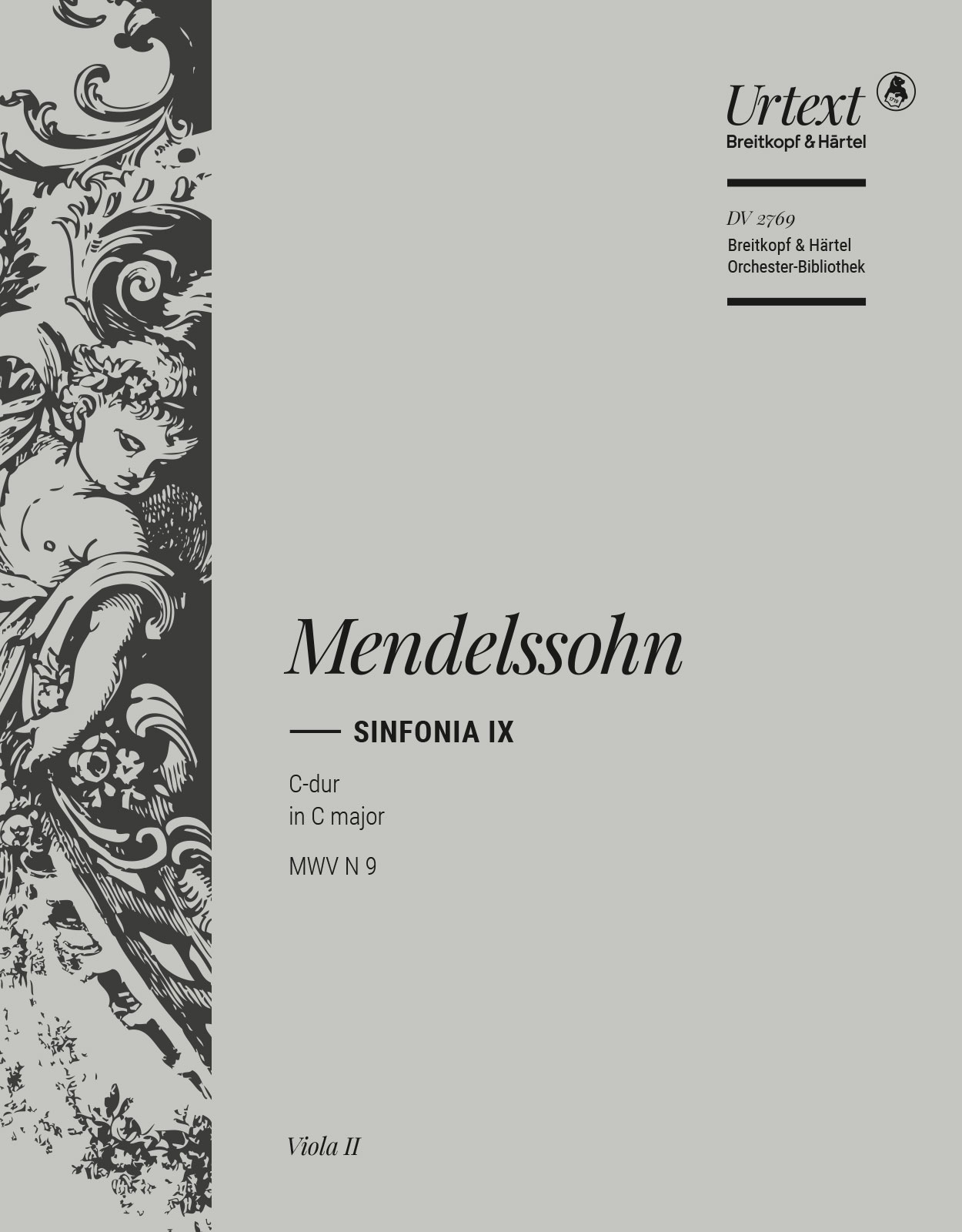 DV 2769-20 - Sinfonia IX c-moll / C-dur MWV N 9 - Cover