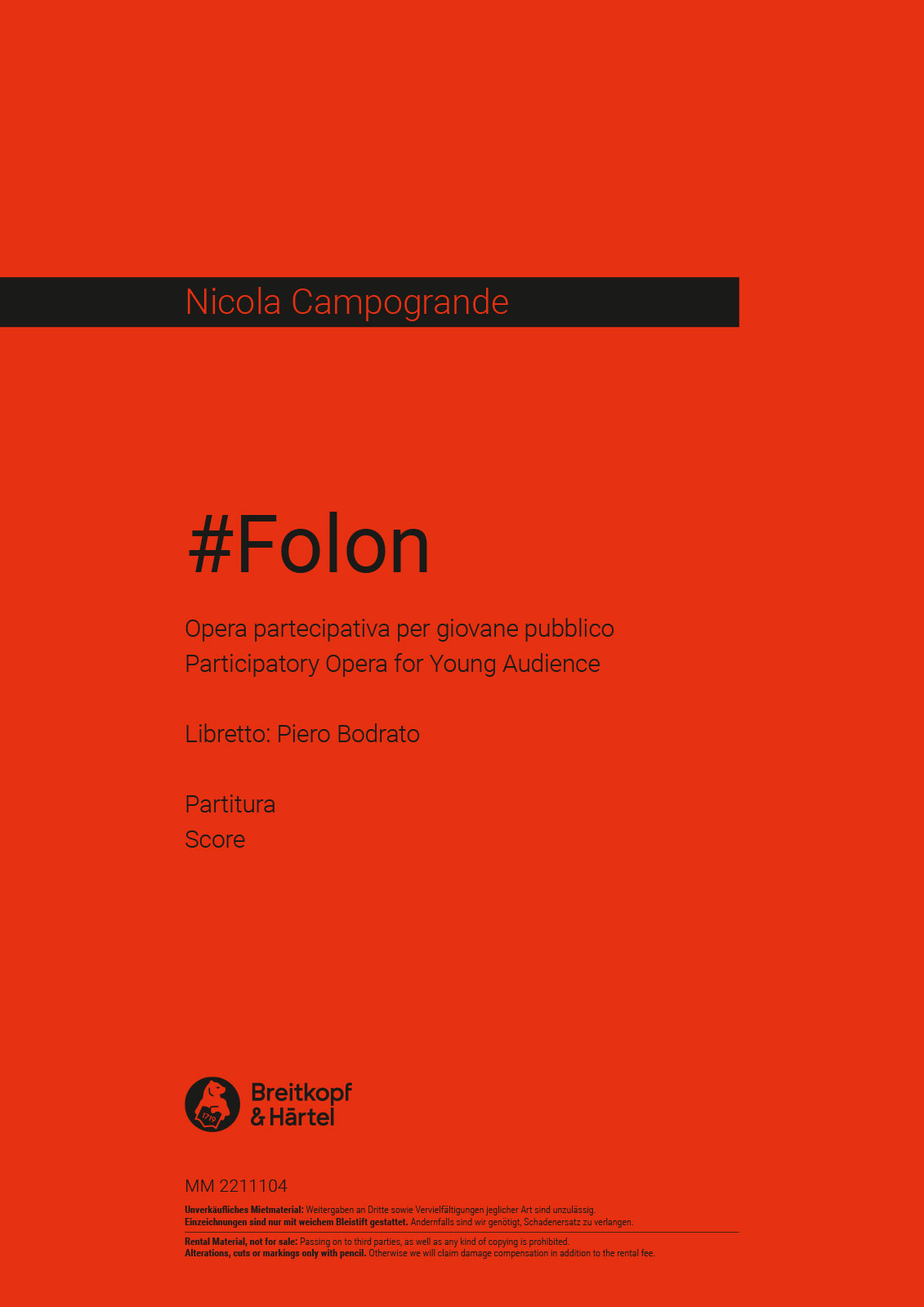 Nicola Campogrande - #Folon - Cover
