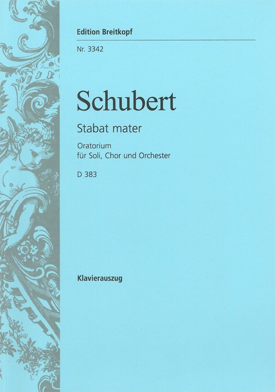 Franz Schubert - Stabat mater in F minor D 383 - Cover
