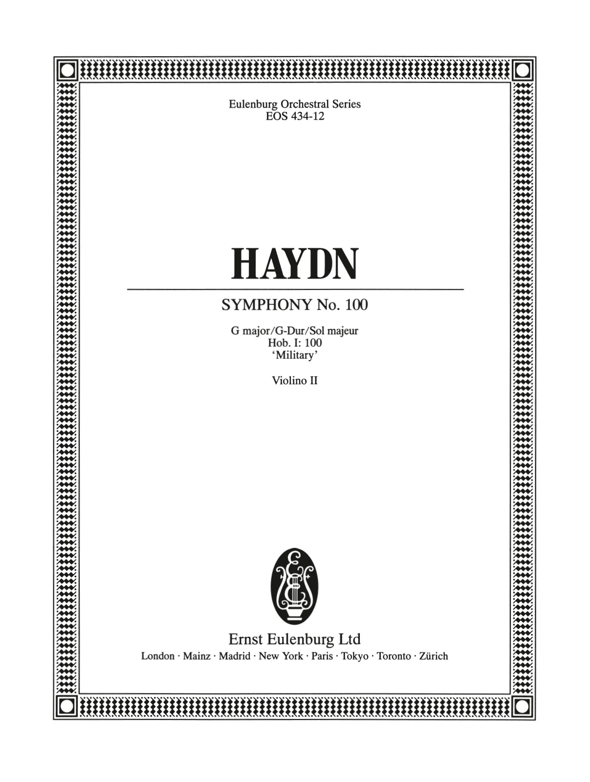 EOS 434-16 - Symphonie Nr. 100 G-dur Hob. I:100 - Cover