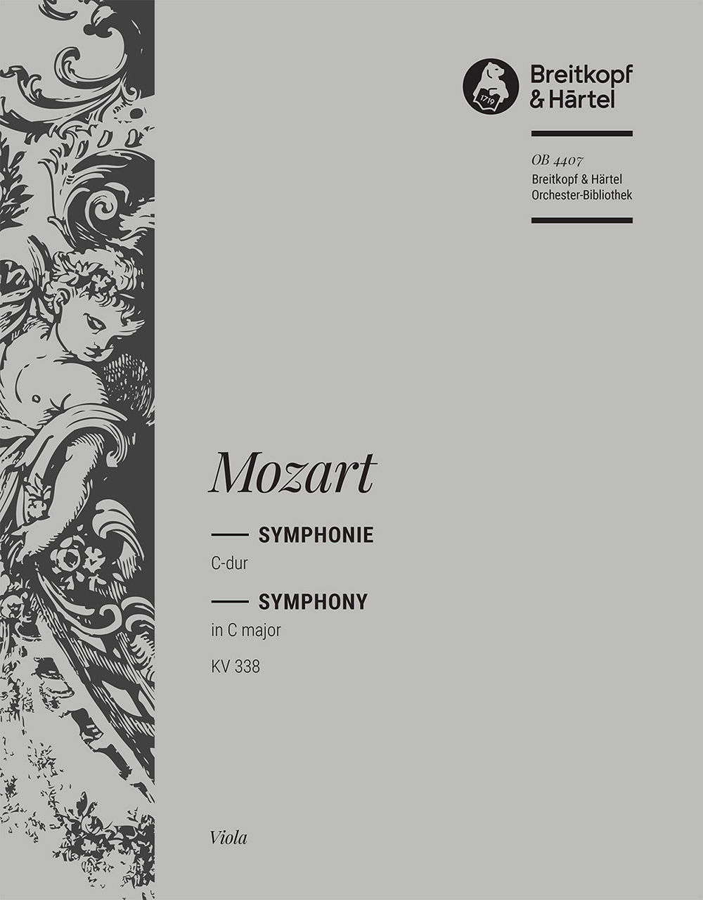 OB 4407-19 - Symphonie [Nr. 34] C-dur KV 338 - Cover
