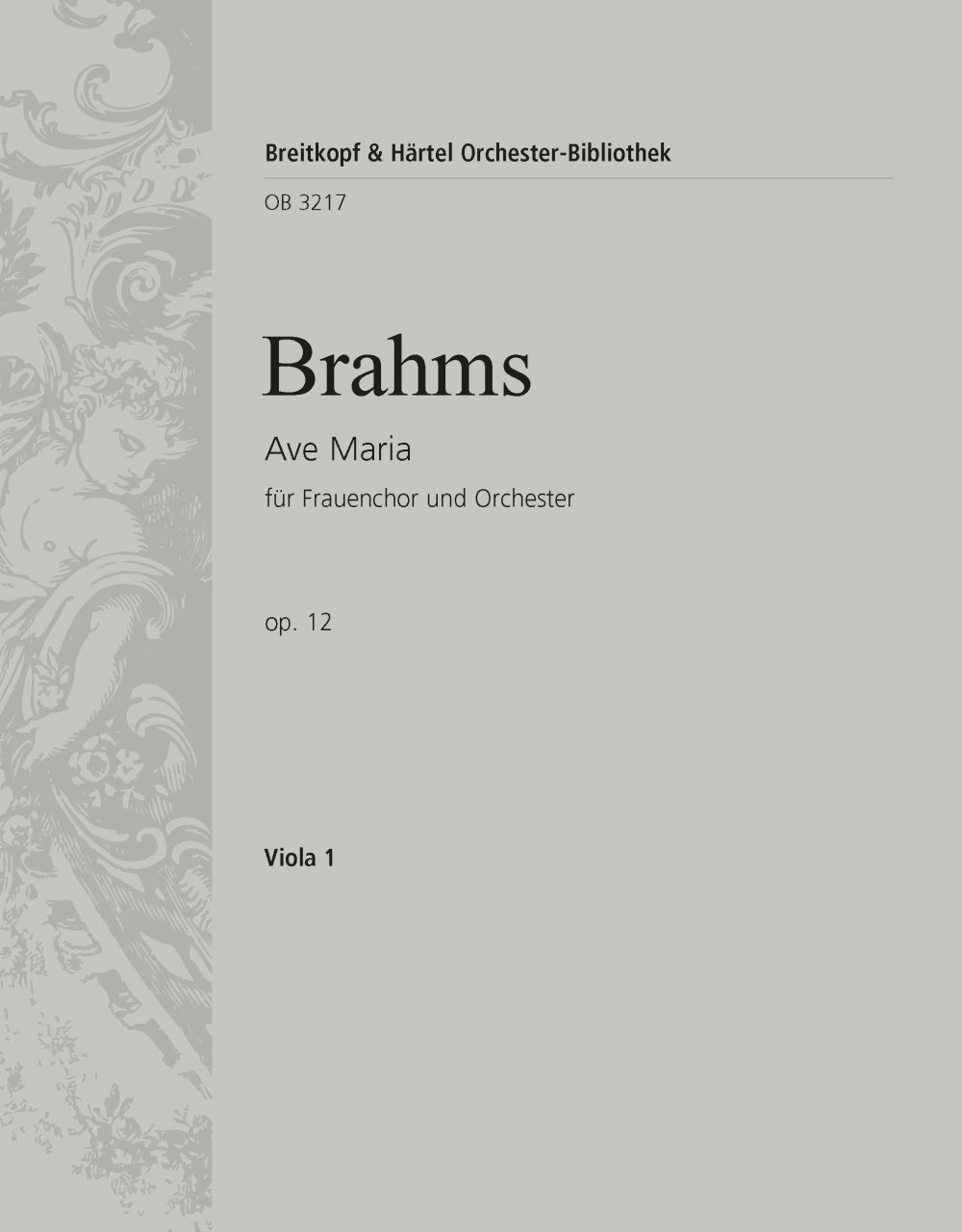 OB 3217-19 - Ave Maria Op. 12 - Cover