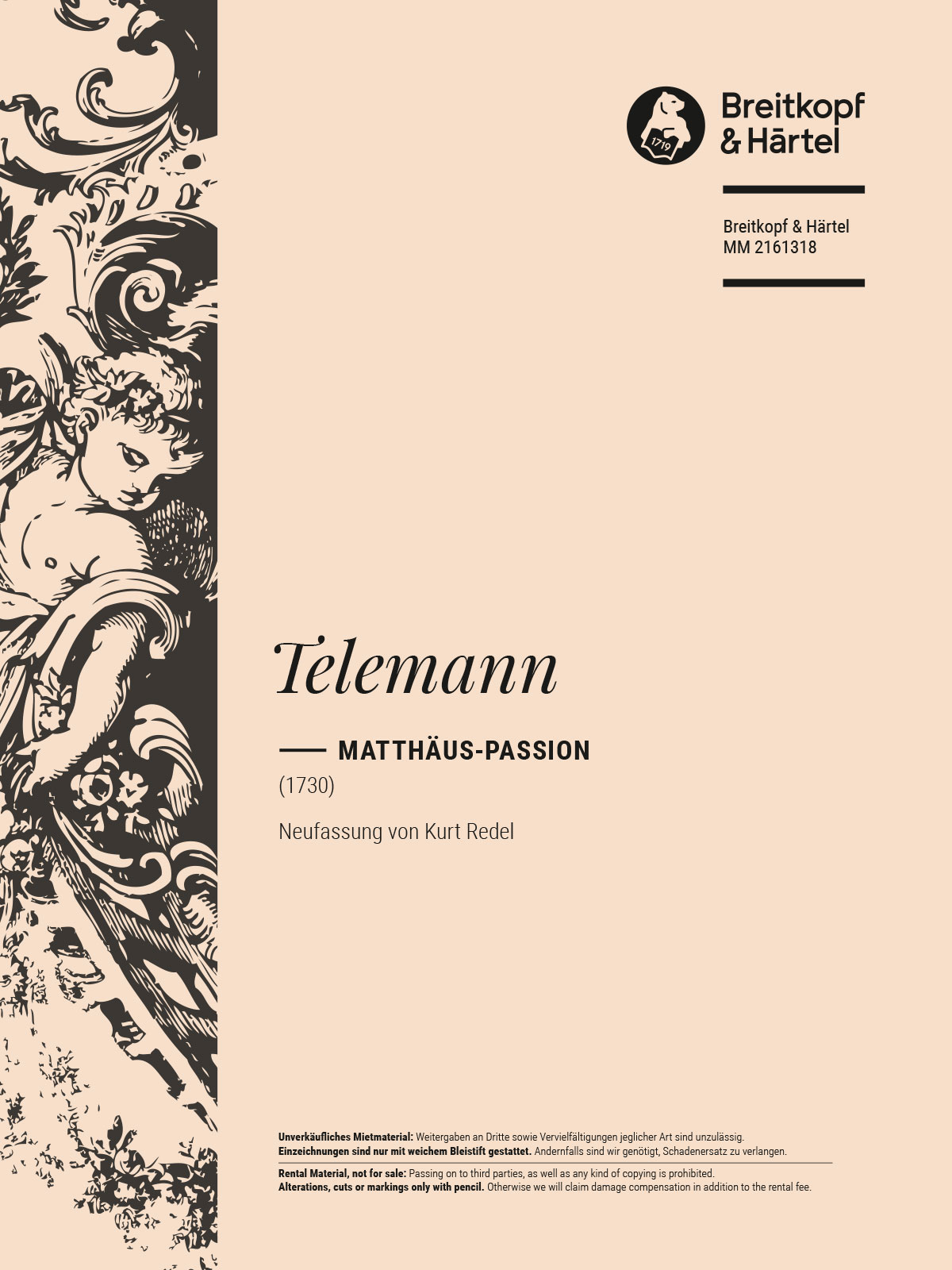 MM 2161318 - Matthäus-Passion - Cover