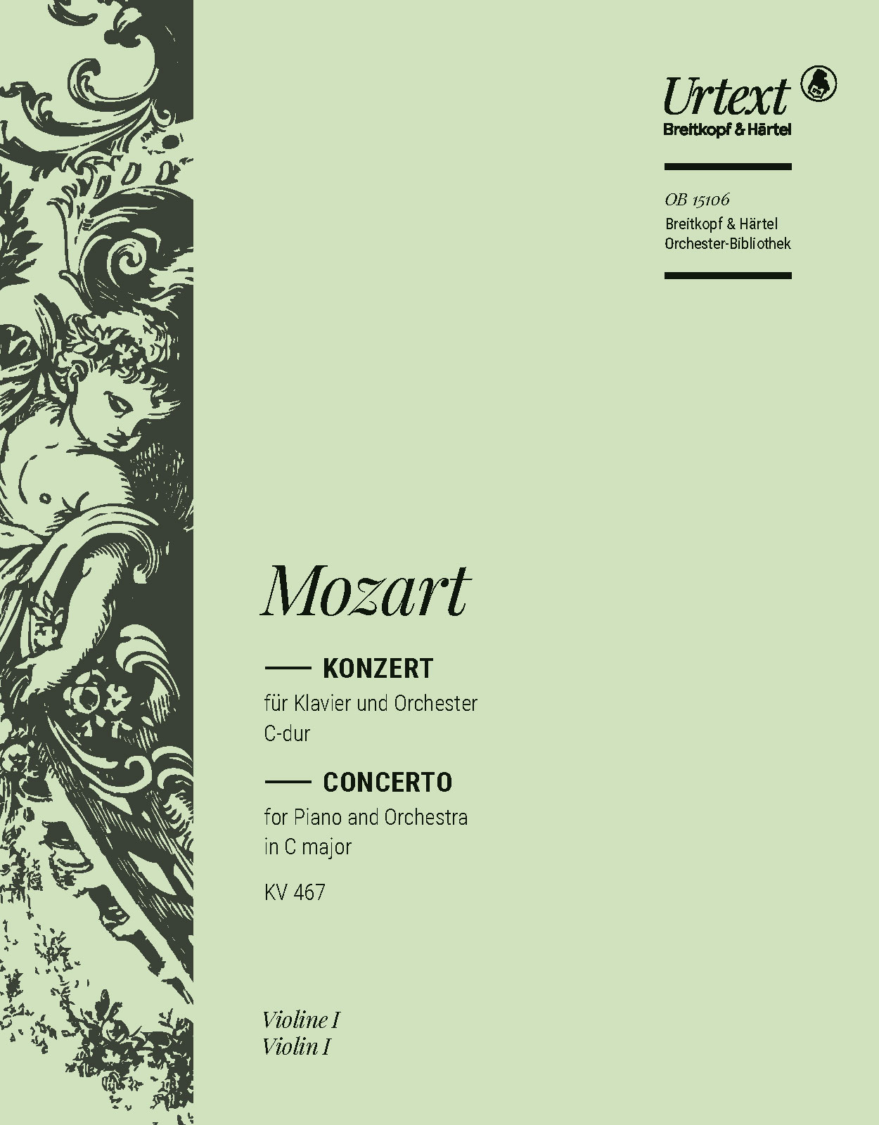 OB 15106-15 - Klavierkonzert [Nr. 21] C-dur KV 467 - Cover