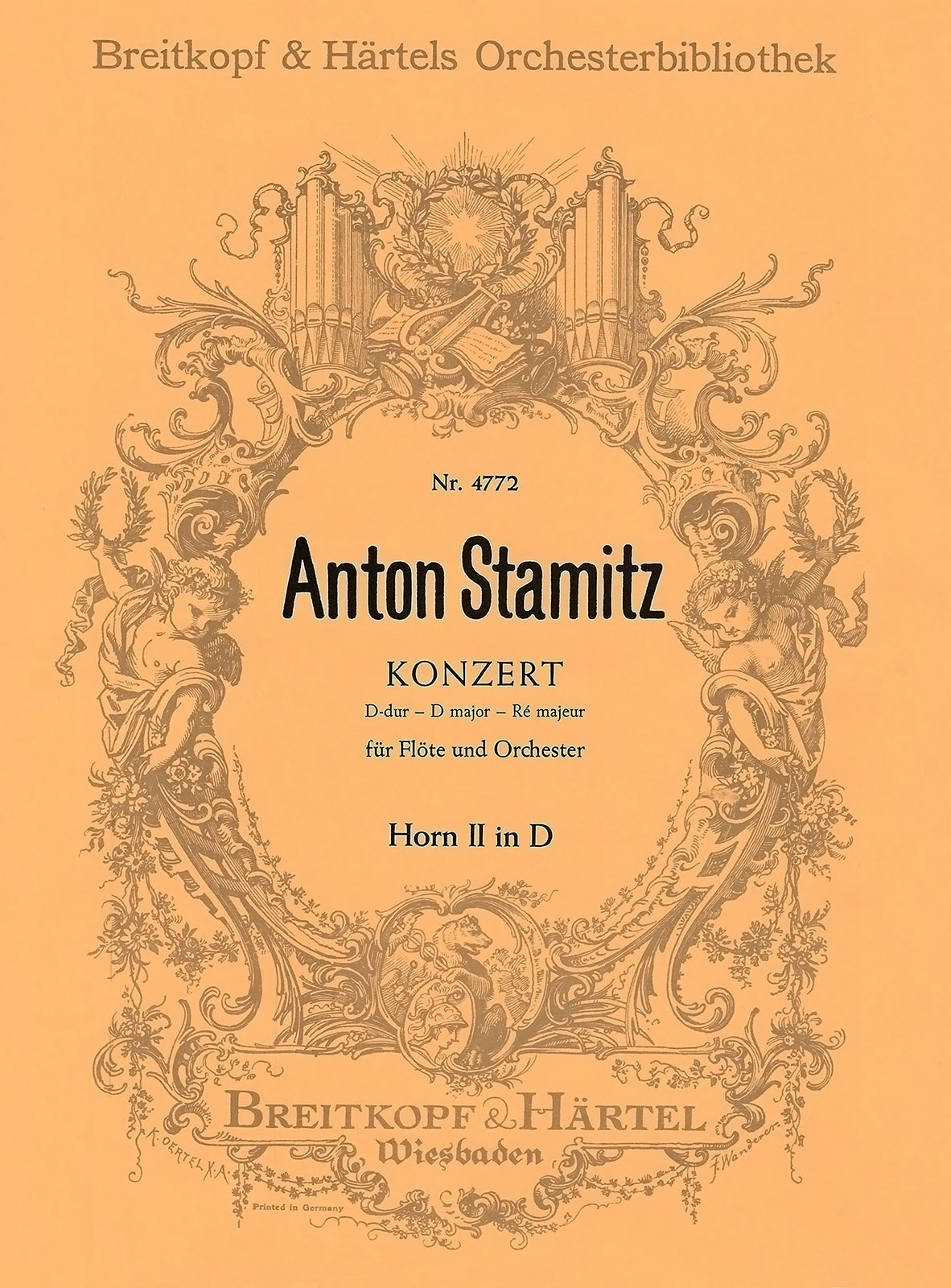 OB 4772-30 - Flötenkonzert D-dur - Cover