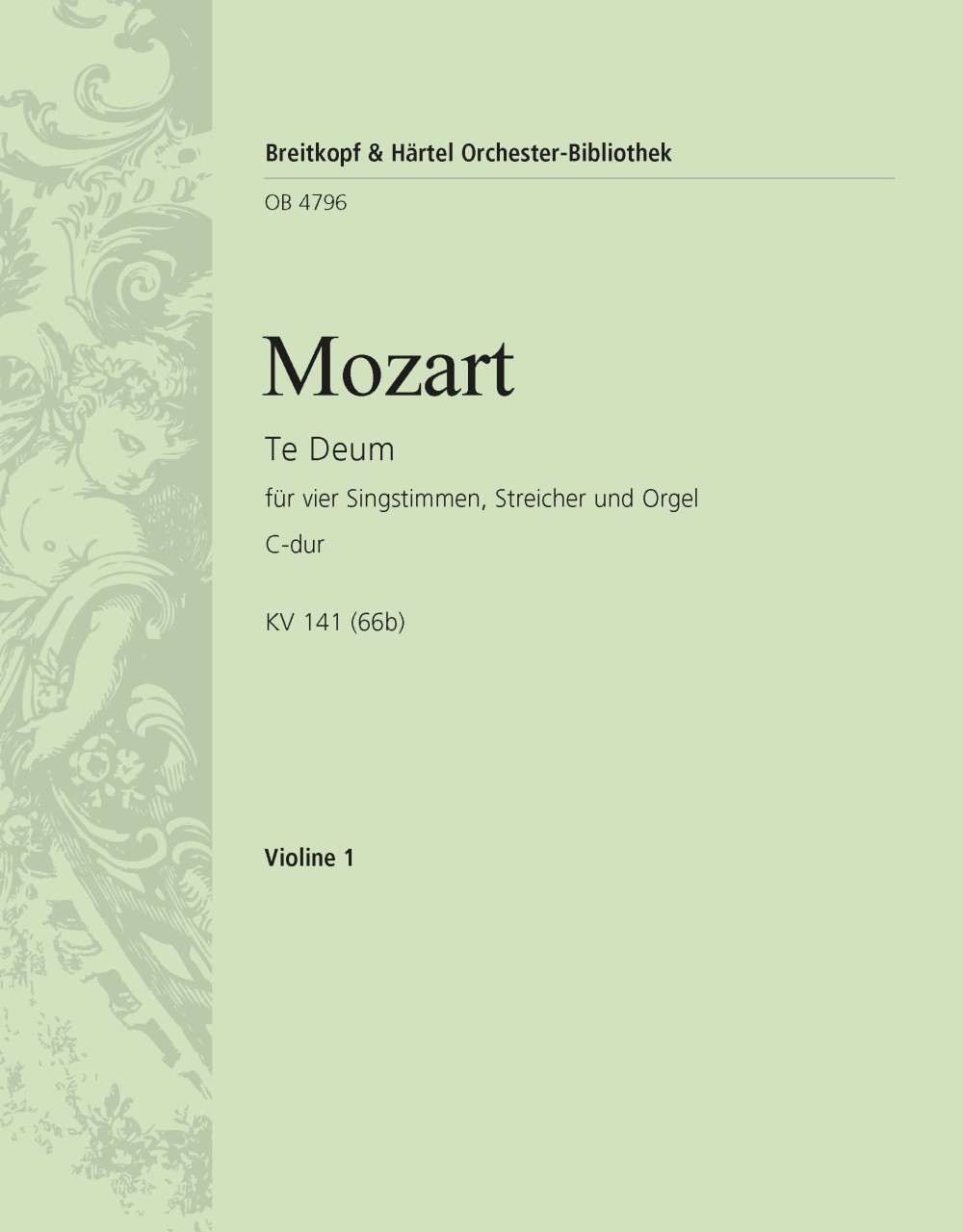 OB 4796-15 - Te Deum C-dur KV 141 (66b) - Cover