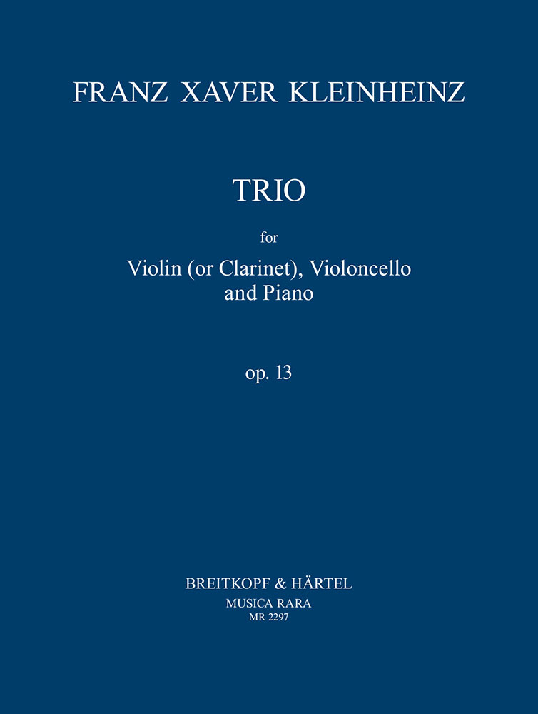 MR 2297D - Trio Es-dur op. 13 - Cover