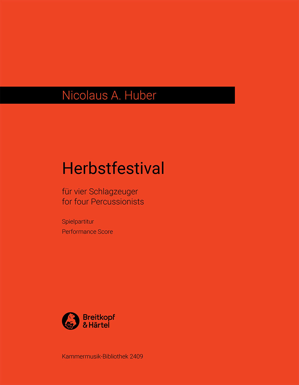 Nicolaus A. Huber - Herbstfestival - Cover