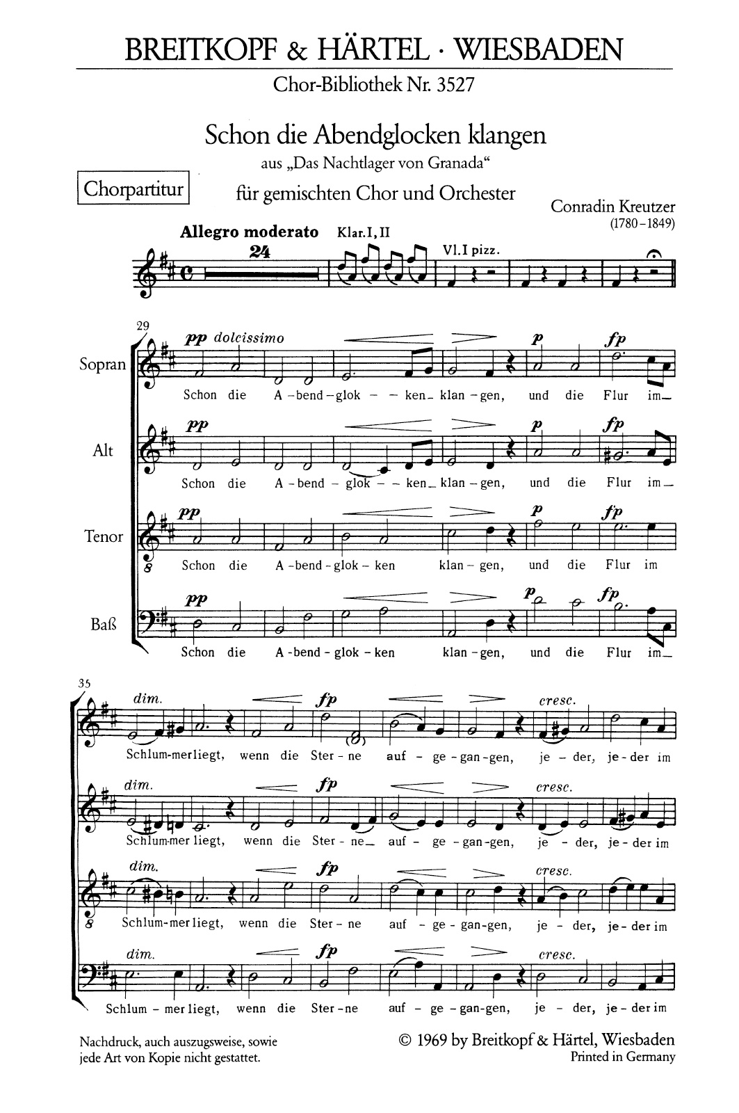 Conradin Kreutzer - Das Nachtlager von Granada - Cover