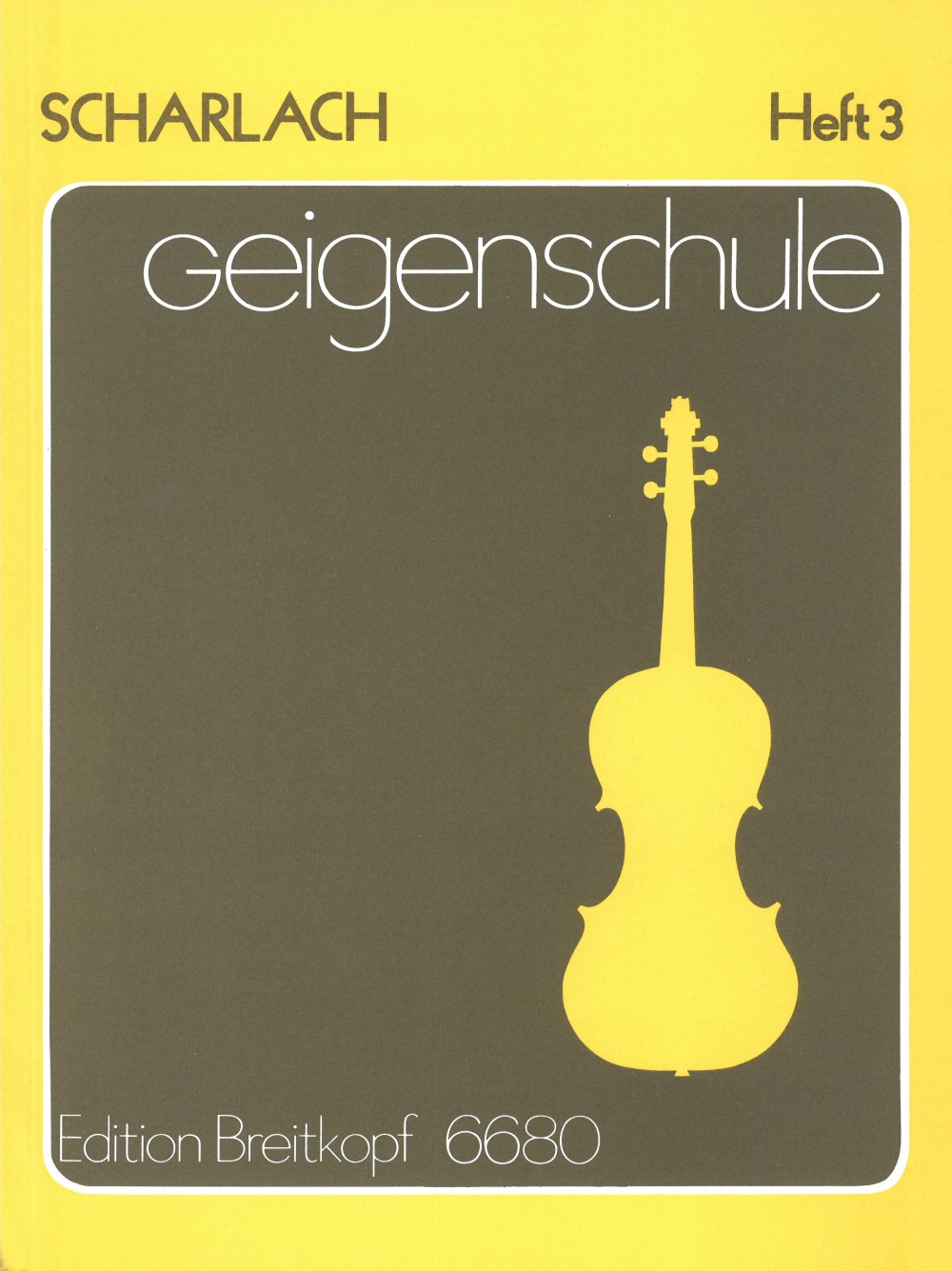 EB 6680 - Geigenschule - Cover