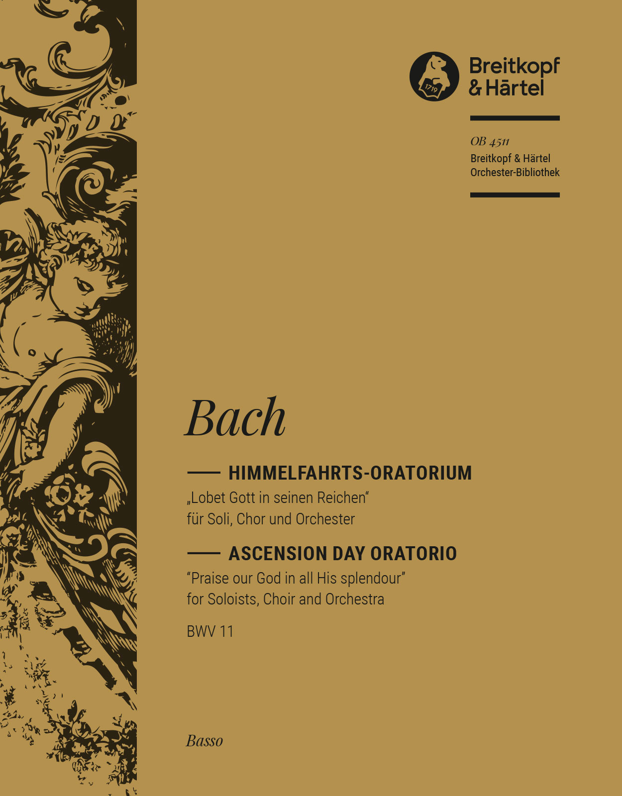 OB 4511-26 - Ascension Day Oratorio BWV 11 - Cover