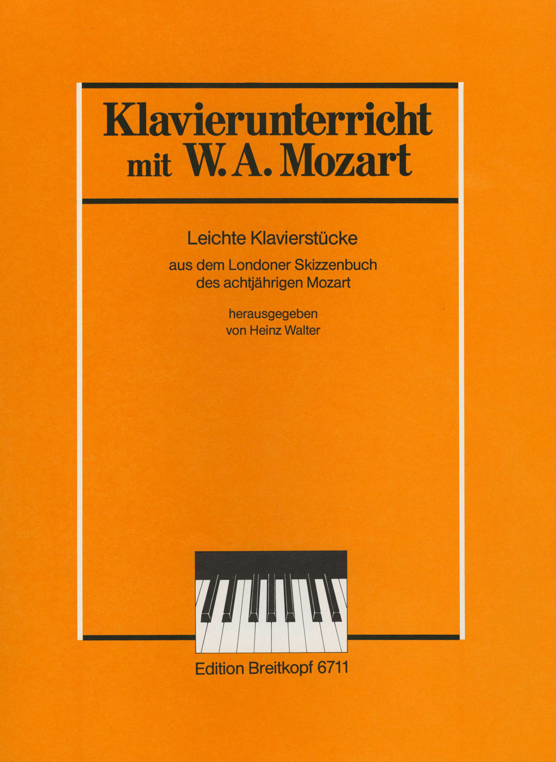 Wolfgang Amadeus Mozart - Easy Piano Pieces - Cover