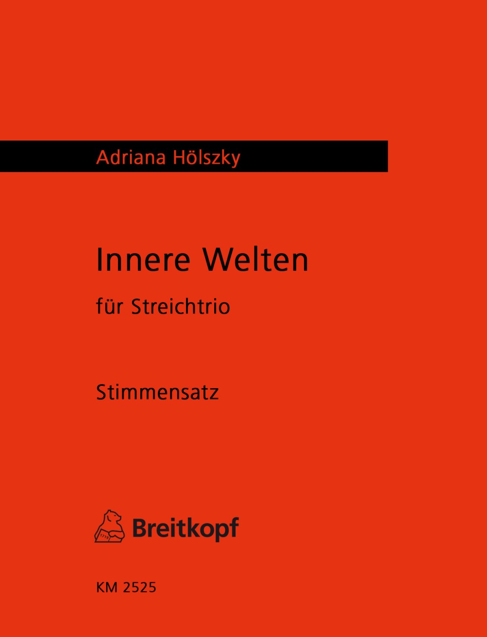 Adriana Hölszky - Innere Welten I - Cover