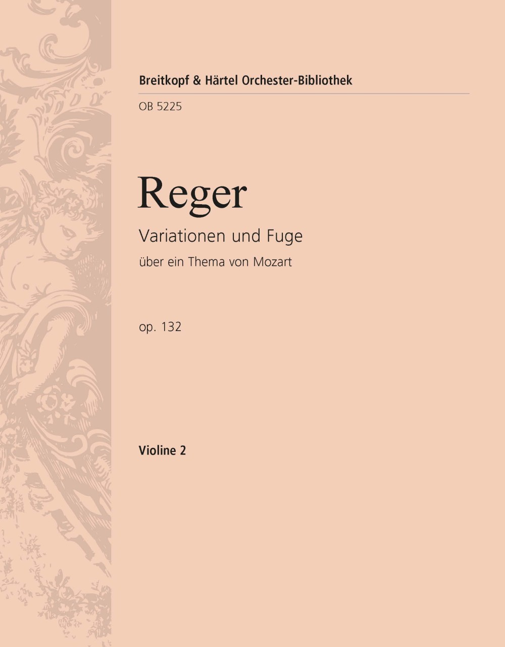 OB 5225-16 - Variations and Fugue on a Theme by Mozart Op. 132 - Cover