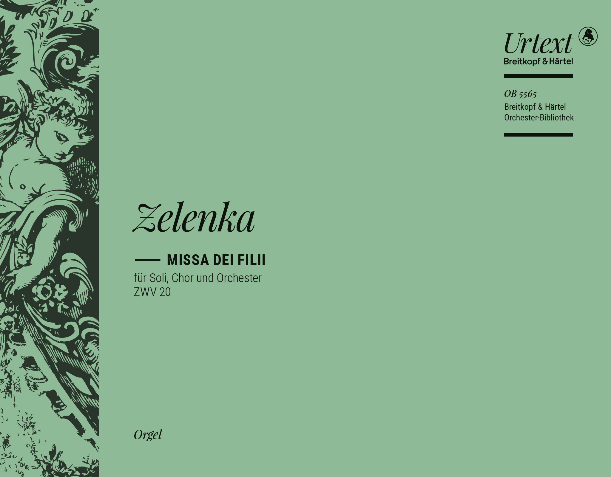 OB 5565-11 - Missa Dei Filii ZWV 20 - Cover