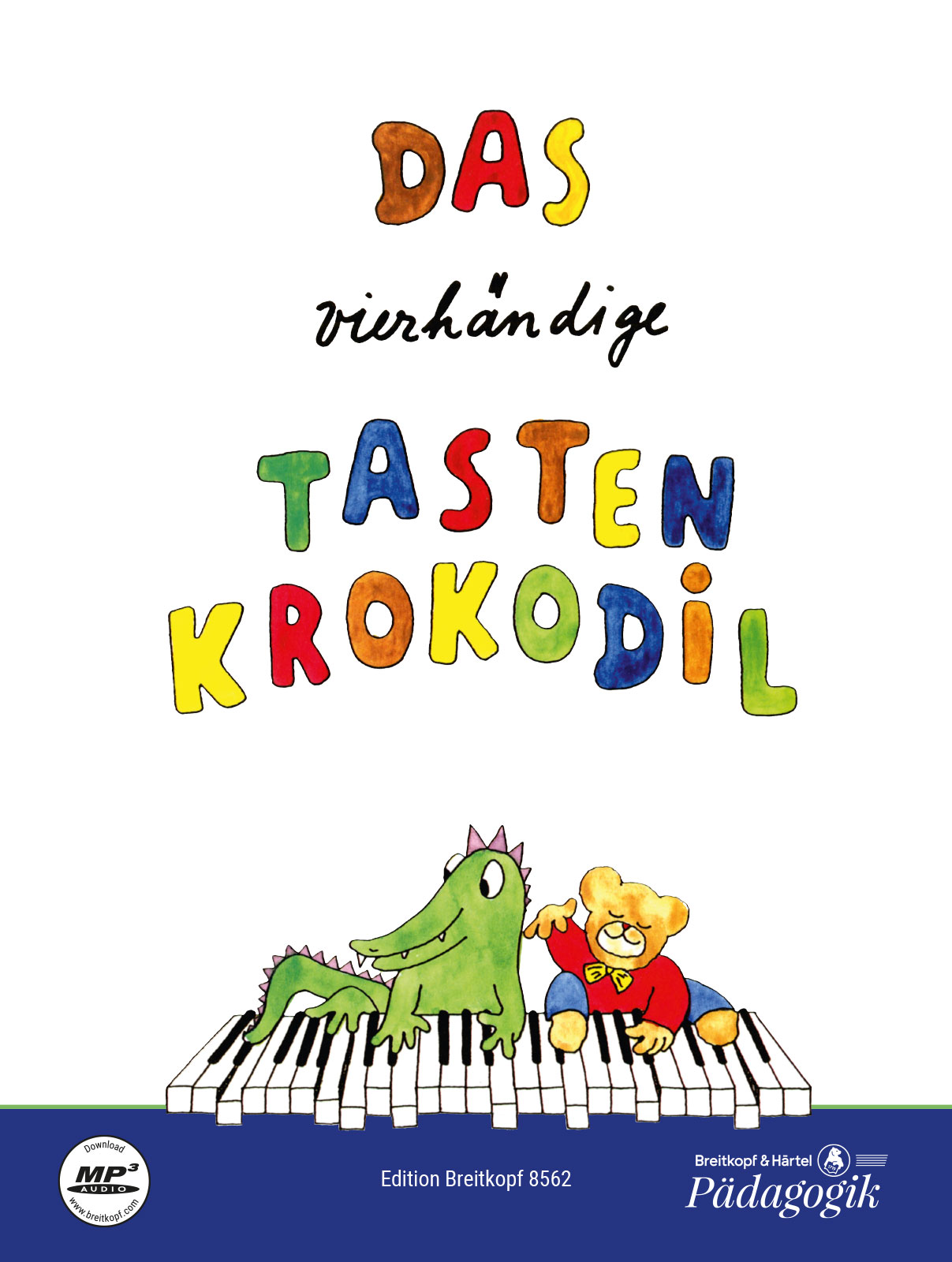 Das vierhändige Tastenkrokodil - Cover