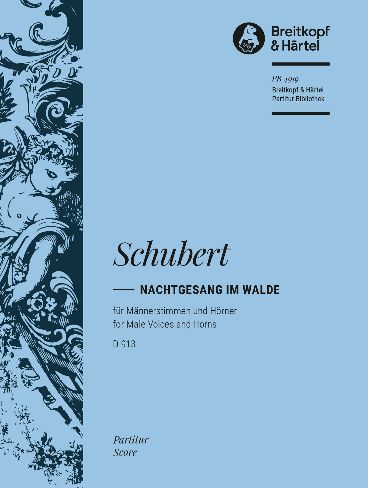 PB 4919 - Nachtgesang im Walde D 913 [Op. post. 139] - Cover