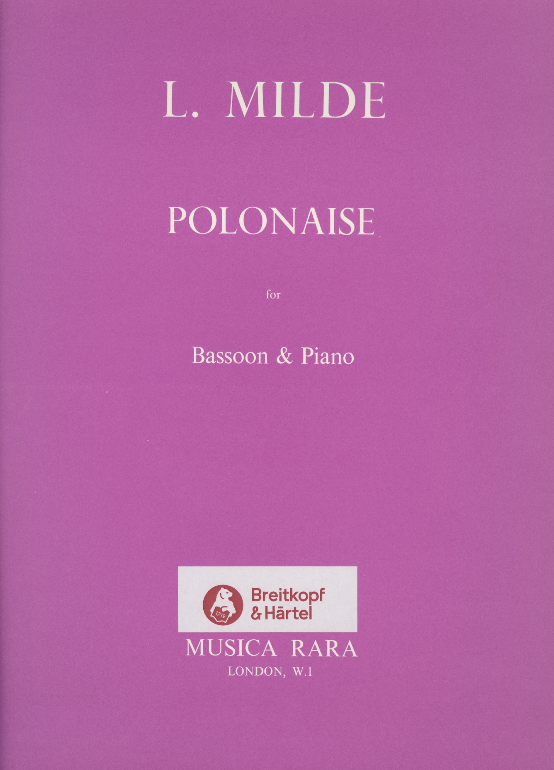 Ludwig Milde - Polonaise - Cover