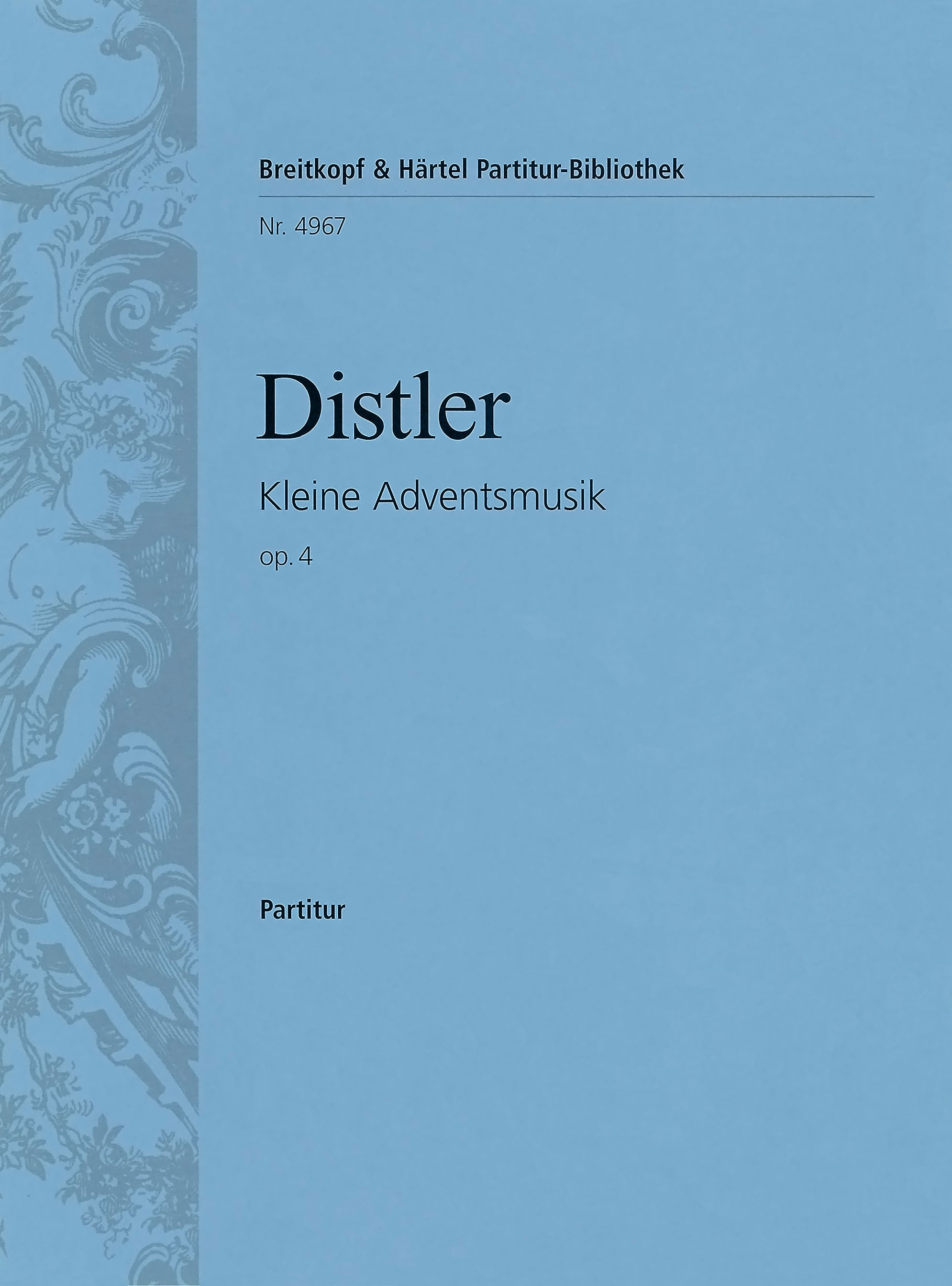 Hugo Distler - Kleine Adventsmusik op. 4 - Cover