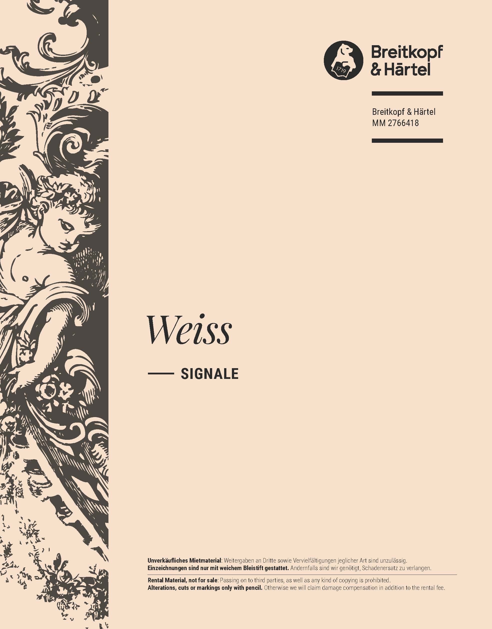 Manfred Weiss - Signale - Cover