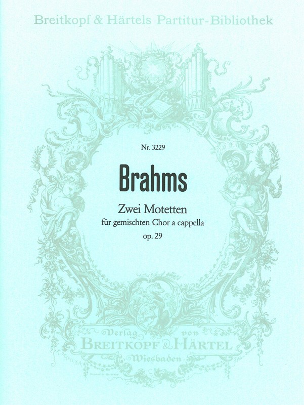 Johannes Brahms - 2 Motetten op. 29 - Cover