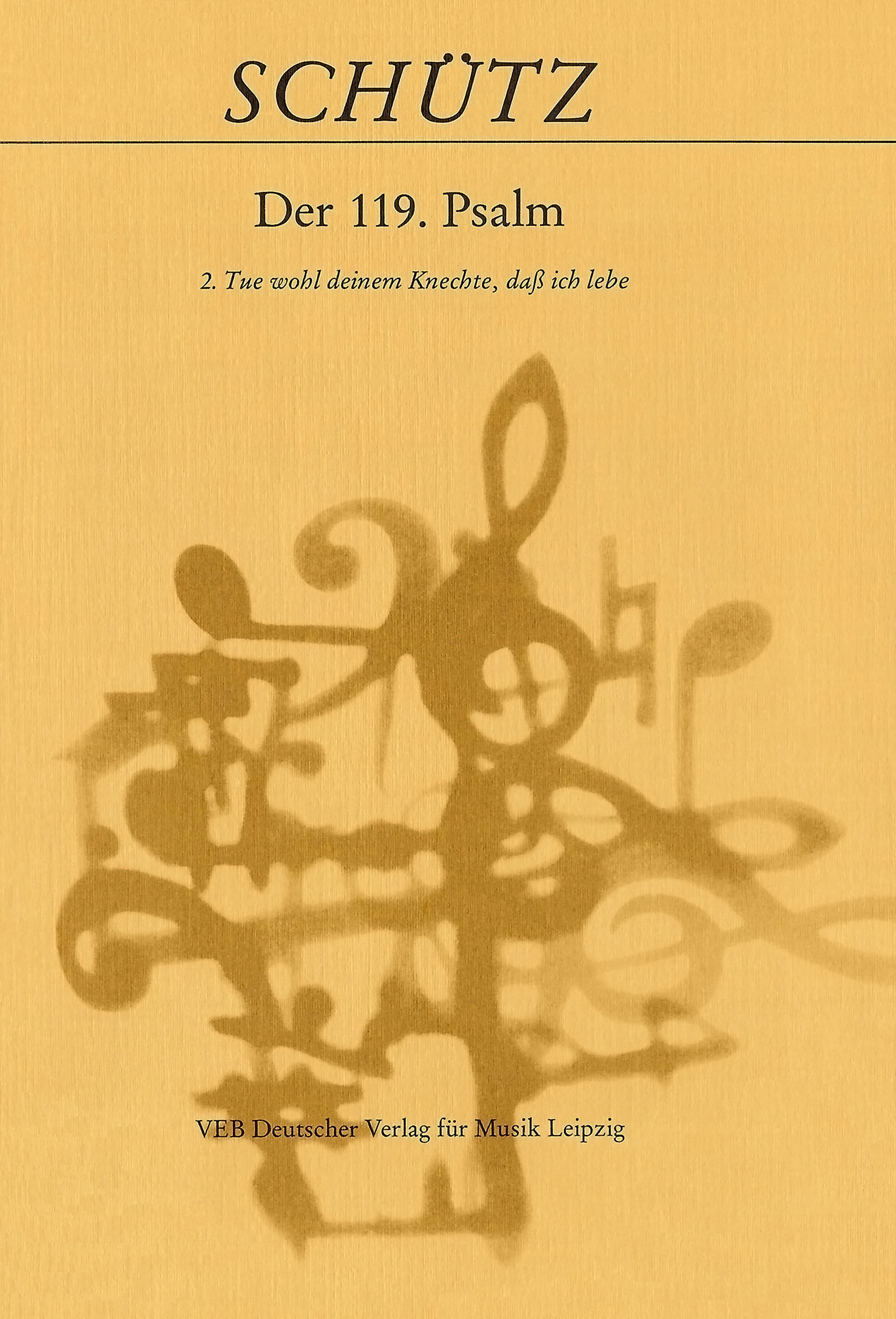 DV 7952 - Der Schwanengesang. Des Königs und Propheten Davids 119. Psalm - Cover