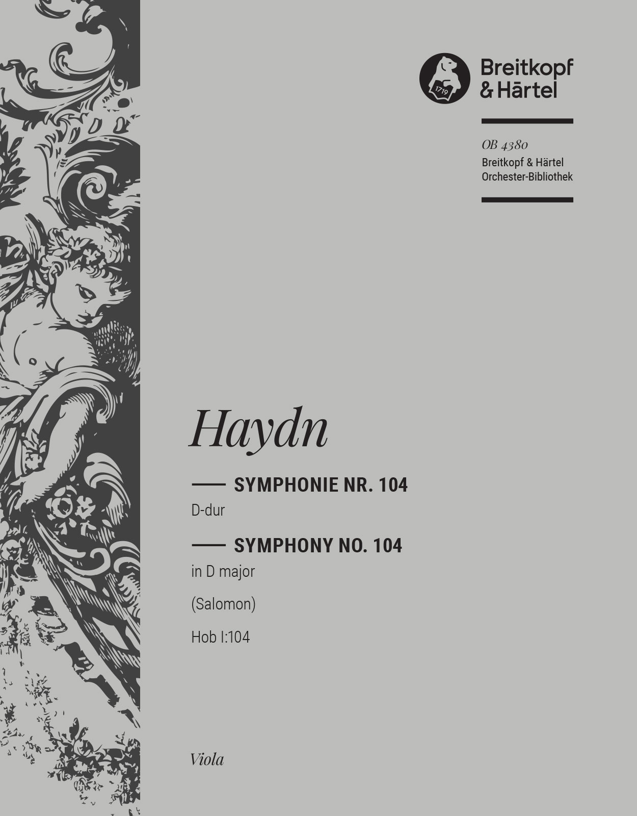 OB 4380-19 - Symphonie Nr. 104 D-Dur Hob I:104 - Cover