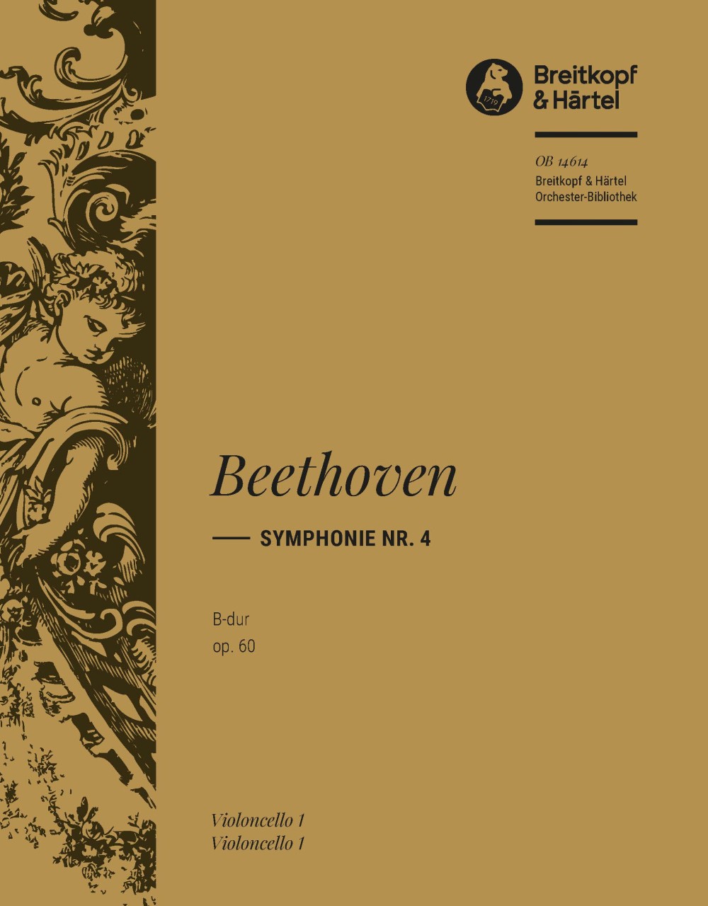 OB 14614-23 - Symphony No. 4 in B flat major Op. 60 - Cover