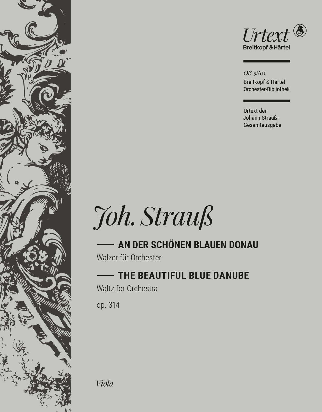 OB 5801-19 - An der schönen blauen Donau op. 314 - Cover
