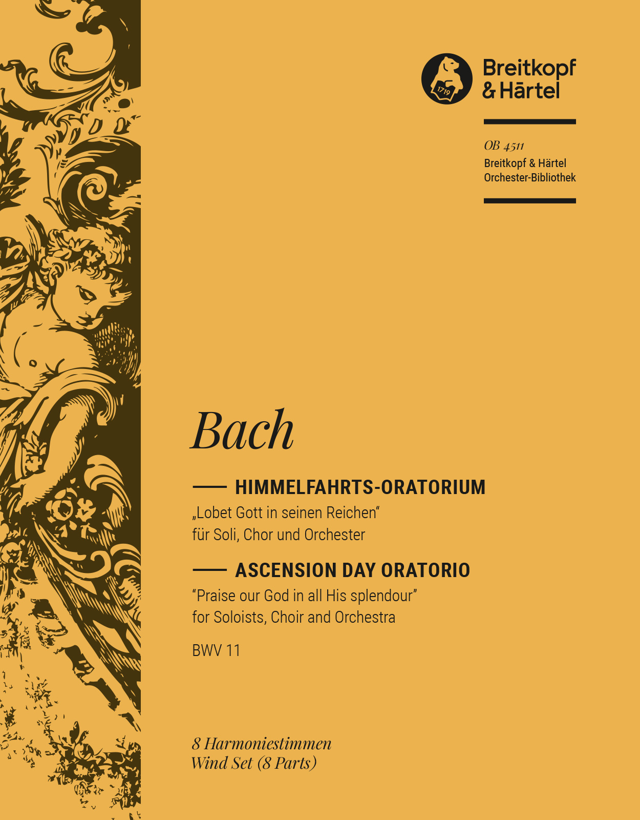 OB 4511-30 - Ascension Day Oratorio BWV 11 - Cover