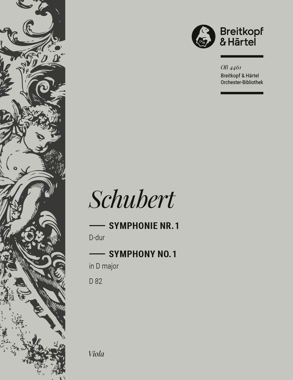 OB 4461-19 - Symphonie Nr. 1 D-dur D 82 - Cover
