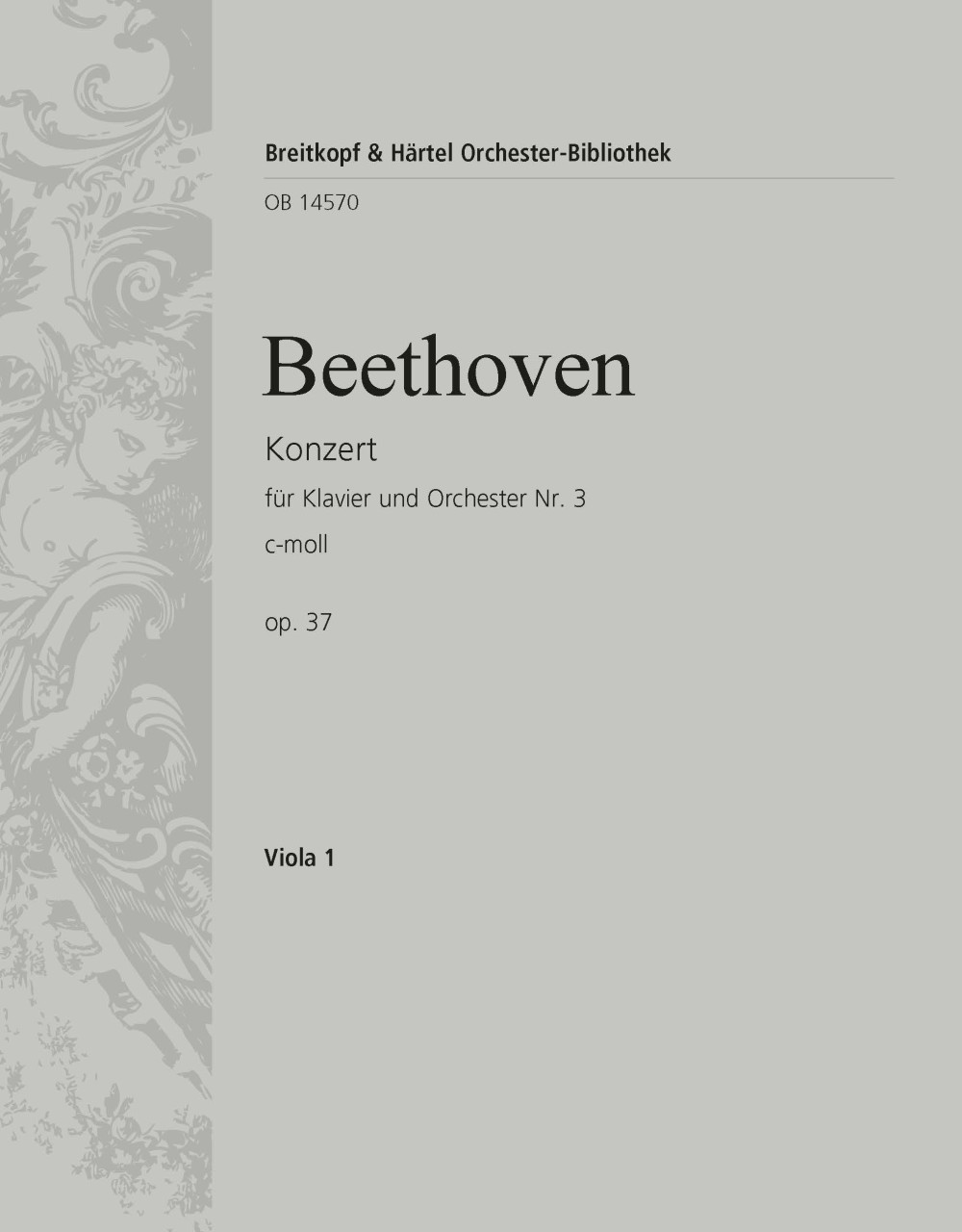 OB 14570-19 - Piano Concerto No. 3 in C minor Op. 37 - Cover
