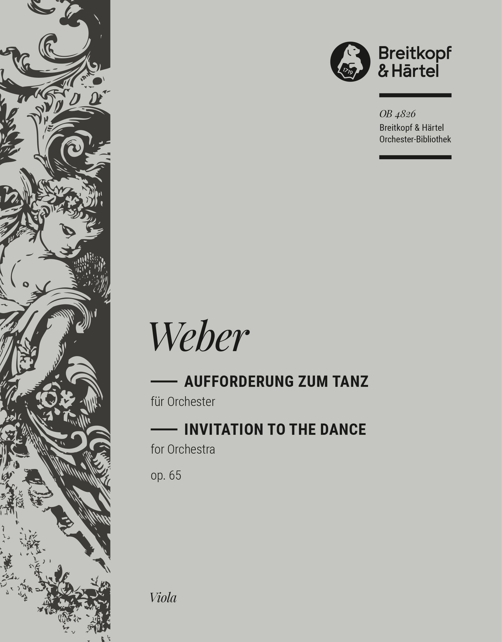 OB 4826-19 - Aufforderung zum Tanz op. 65 - Cover