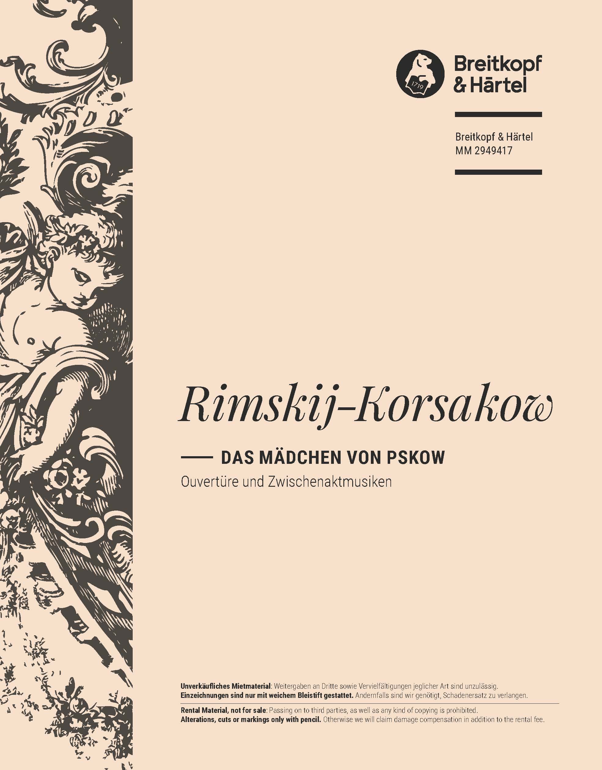 MM 2949417 - Das Mädchen von Pskow - Cover
