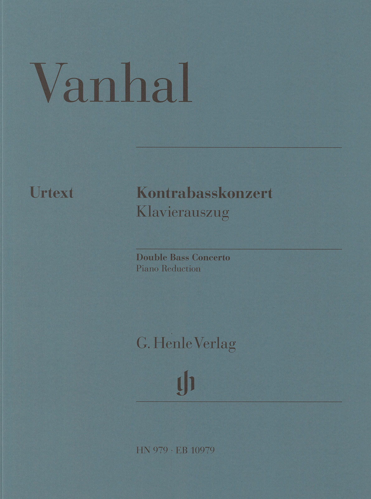 EB 10979 - Kontrabasskonzert - Cover