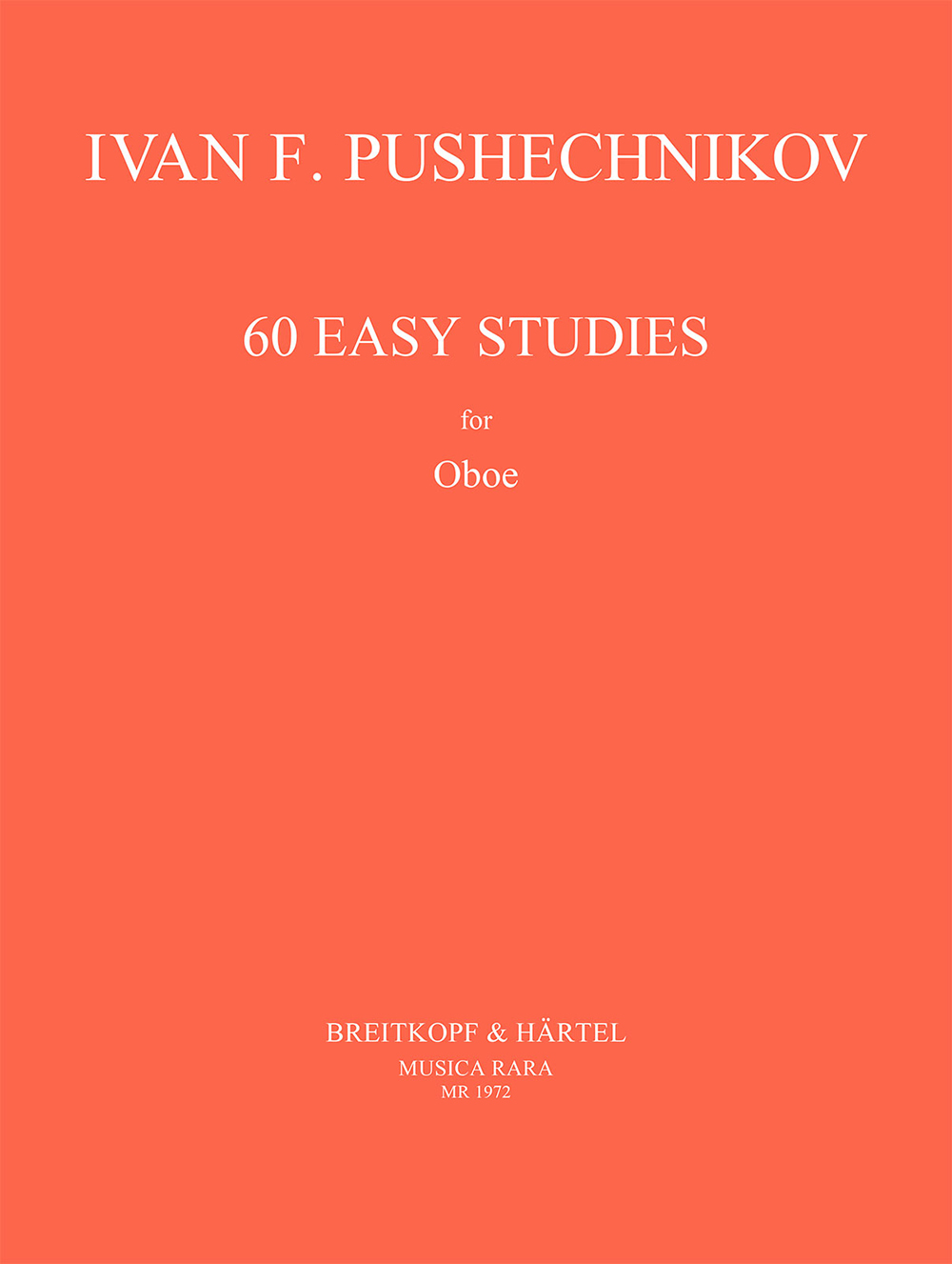 Ivan Feodorovitch Pushechnikov - 60 leichte Studien - Cover