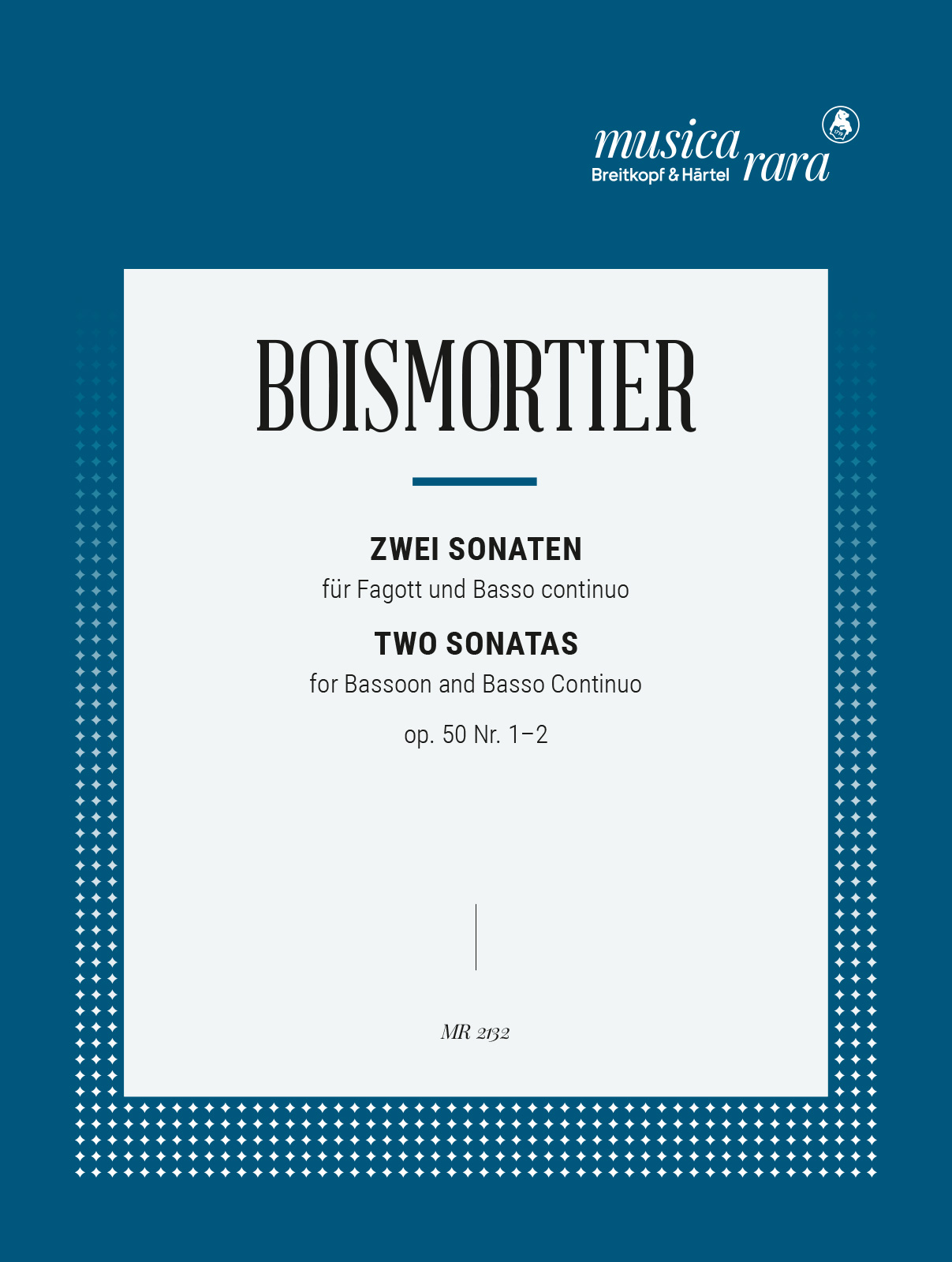 Joseph Bodin de Boismortier - 6 Sonaten op. 50 - Cover