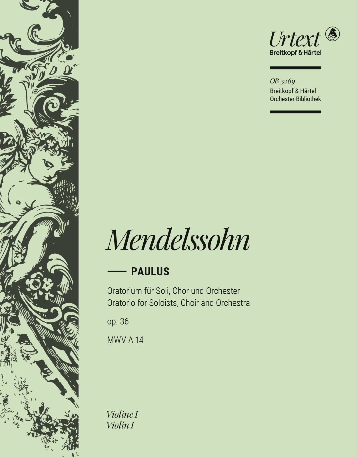 OB 5269-15 - Saint Paul Op. 36 MWV A 14 - Cover