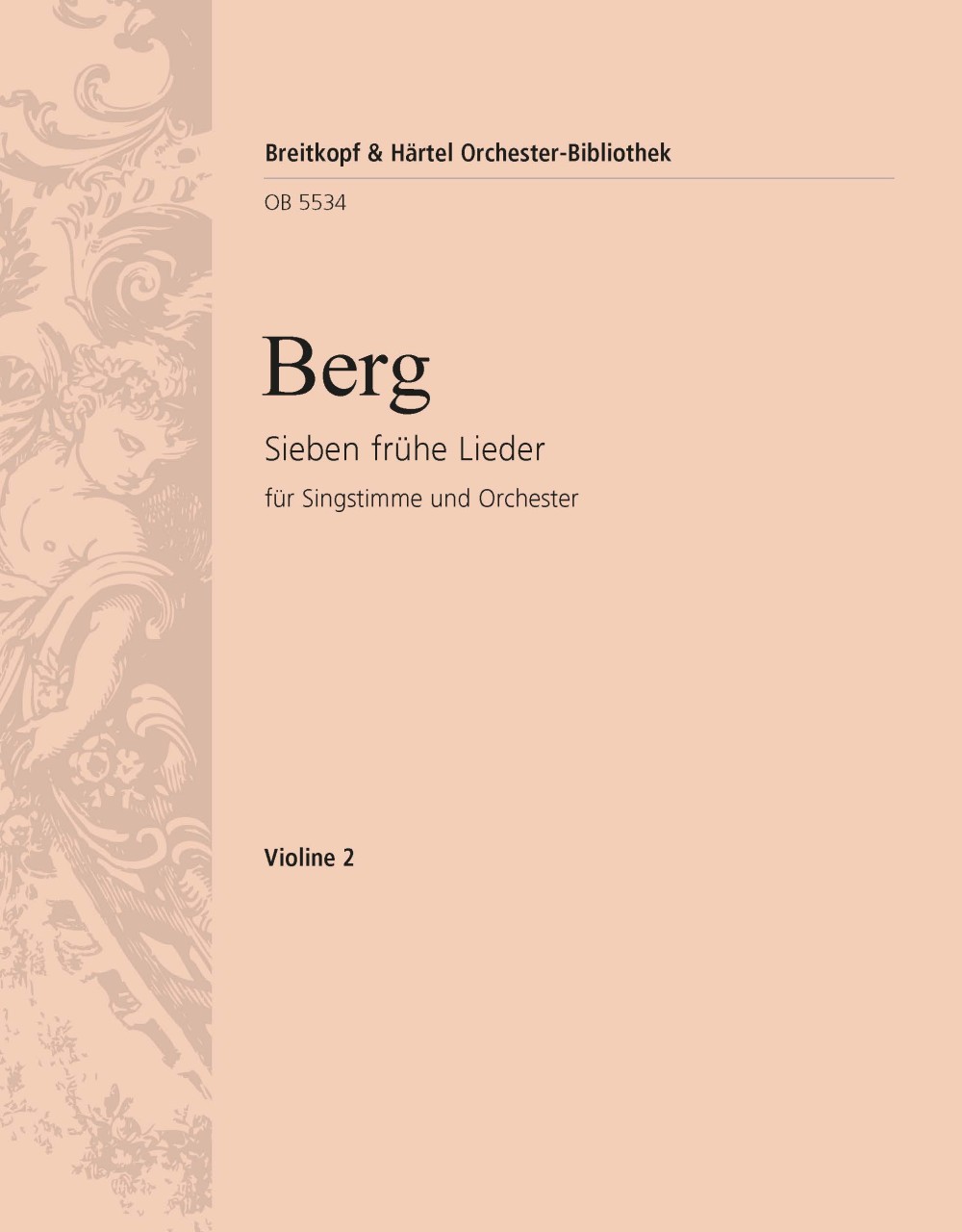 OB 5534-16 - 7 frühe Lieder - Cover