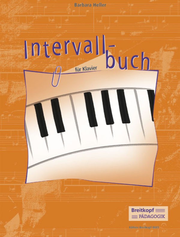 Barbara Heller - Intervallbuch für Klavier - Cover