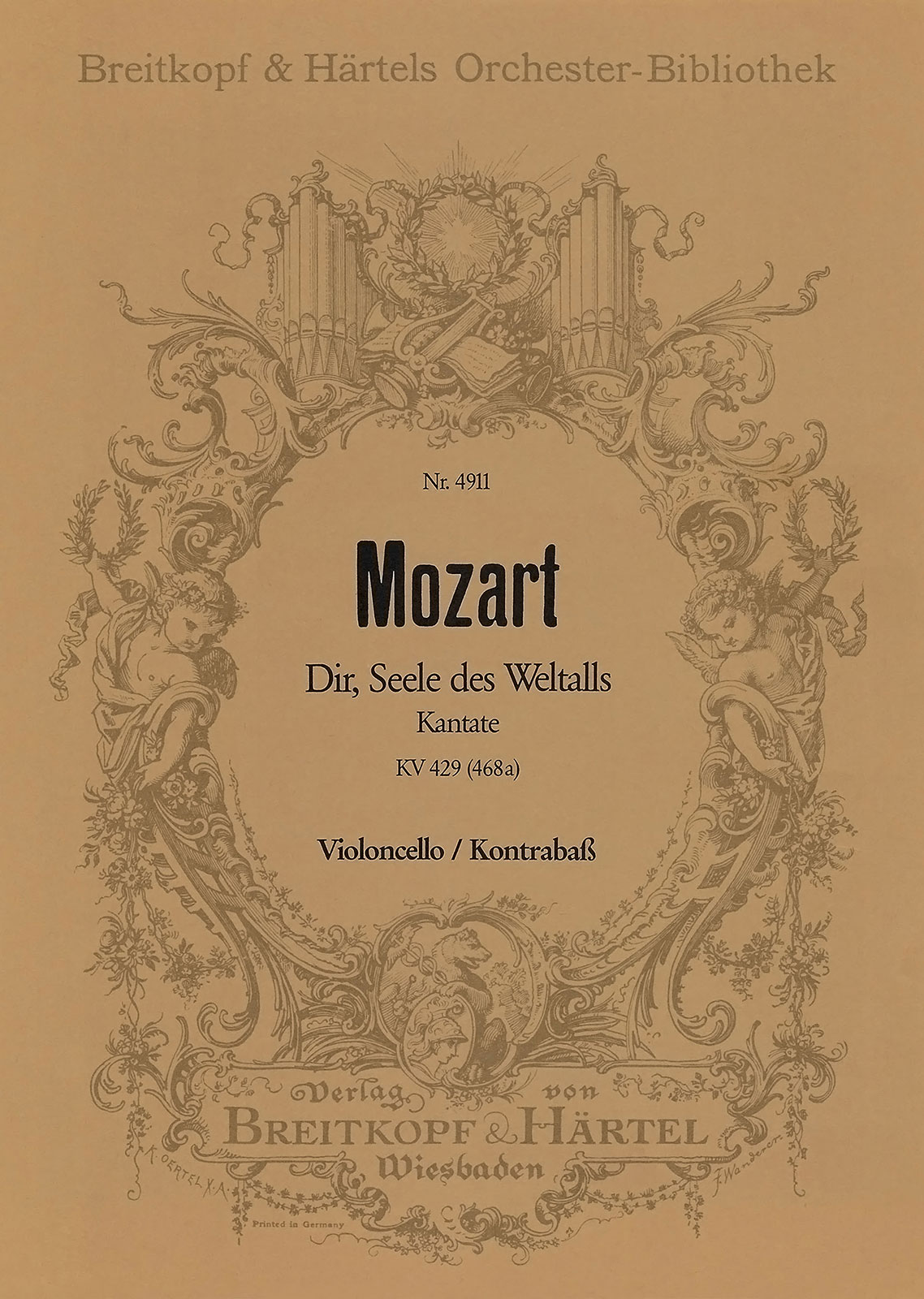 OB 4911-26 - Dir, Seele des Weltalls KV 429 (468a) - Cover