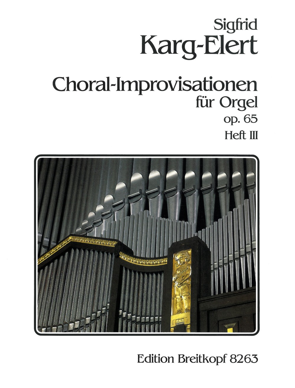EB 8263 - 66 Choral-Improvisationen op. 65 - Cover