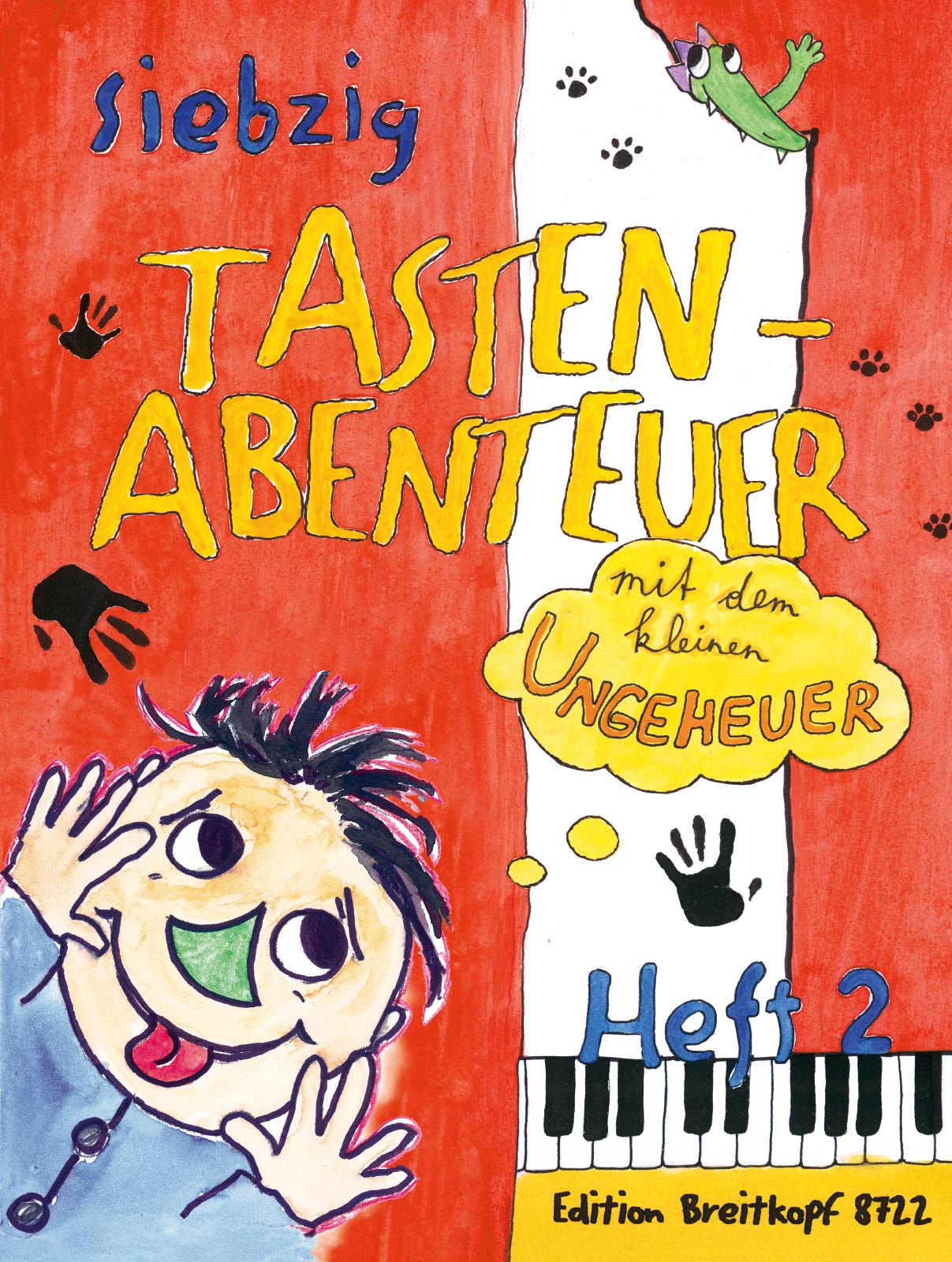 EB 8722 - 70 Tastenabenteuer mit dem kleinen Ungeheuer - Cover