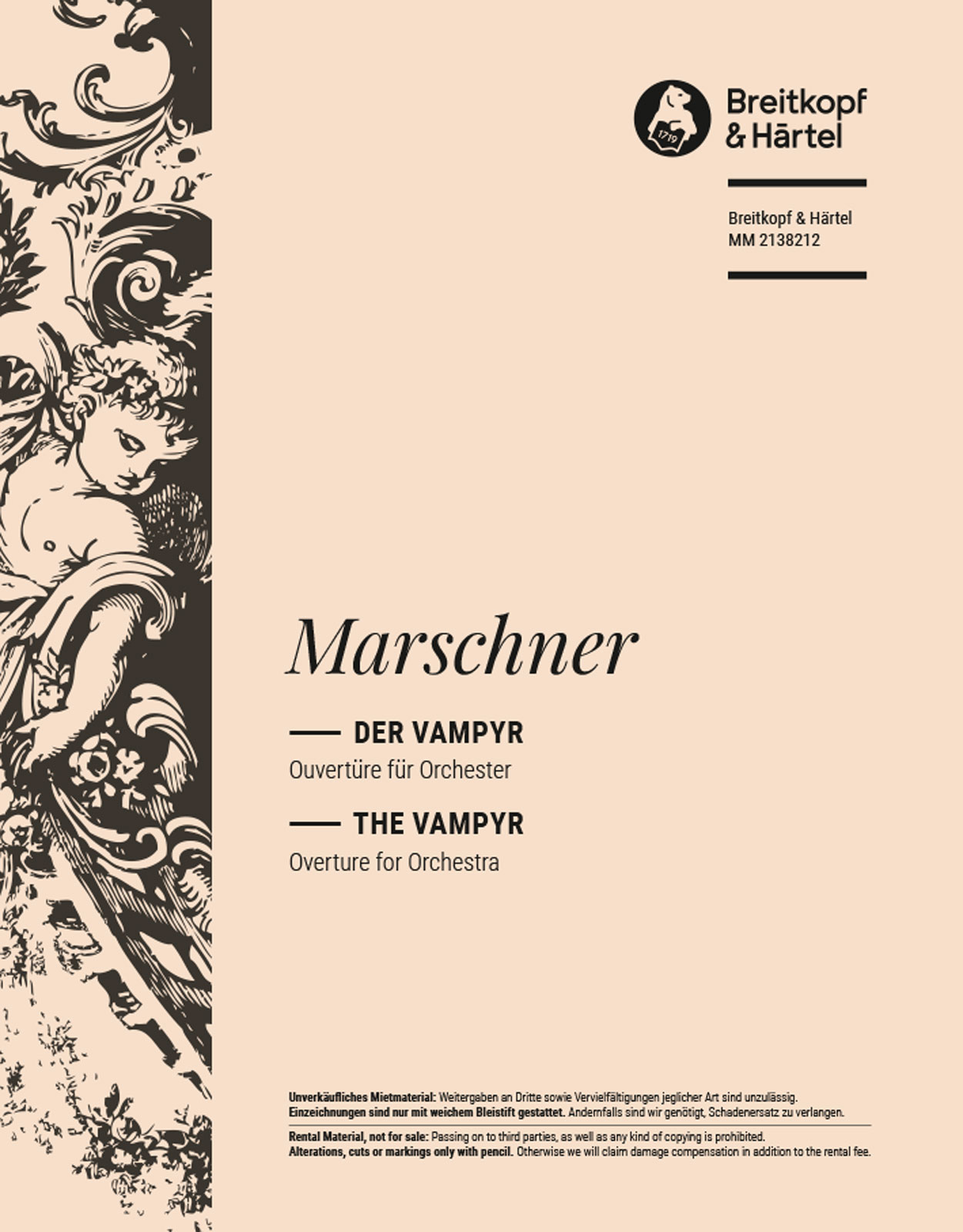 Heinrich Marschner - Der Vampyr op. 42 - Cover