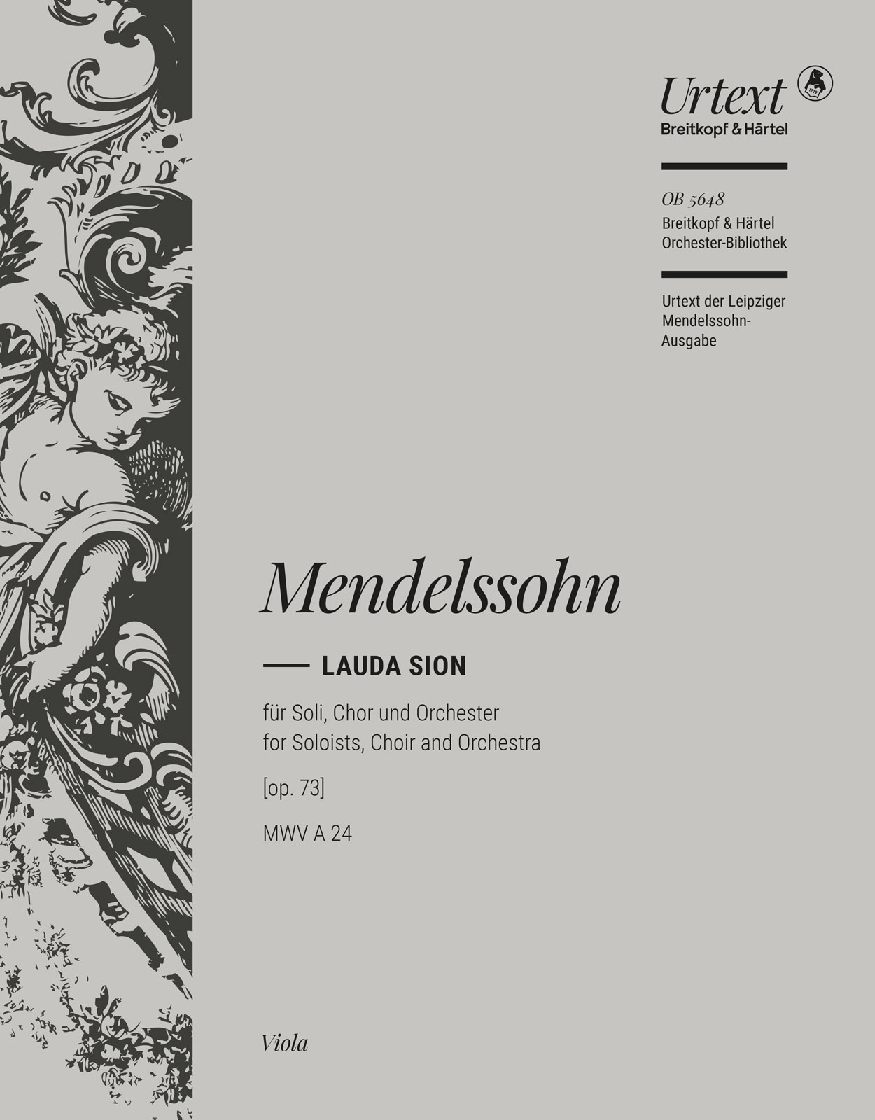 OB 5648-19 - Lauda Sion [op. 73] MWV A 24 - Cover