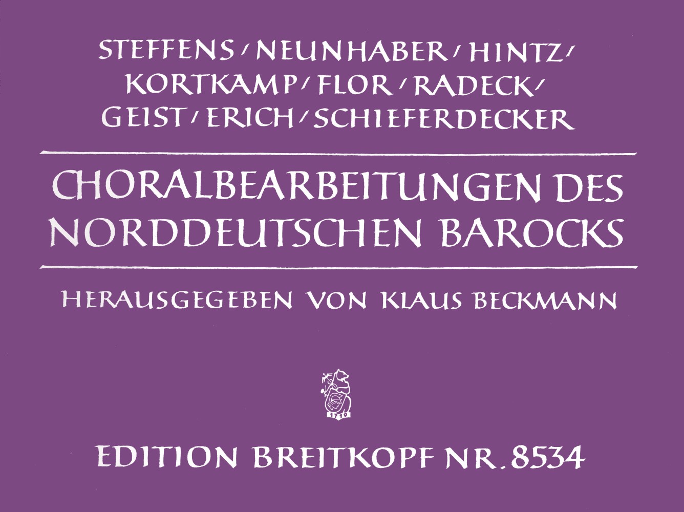 Choralbearbeitungen des norddeutschen Barocks - Cover
