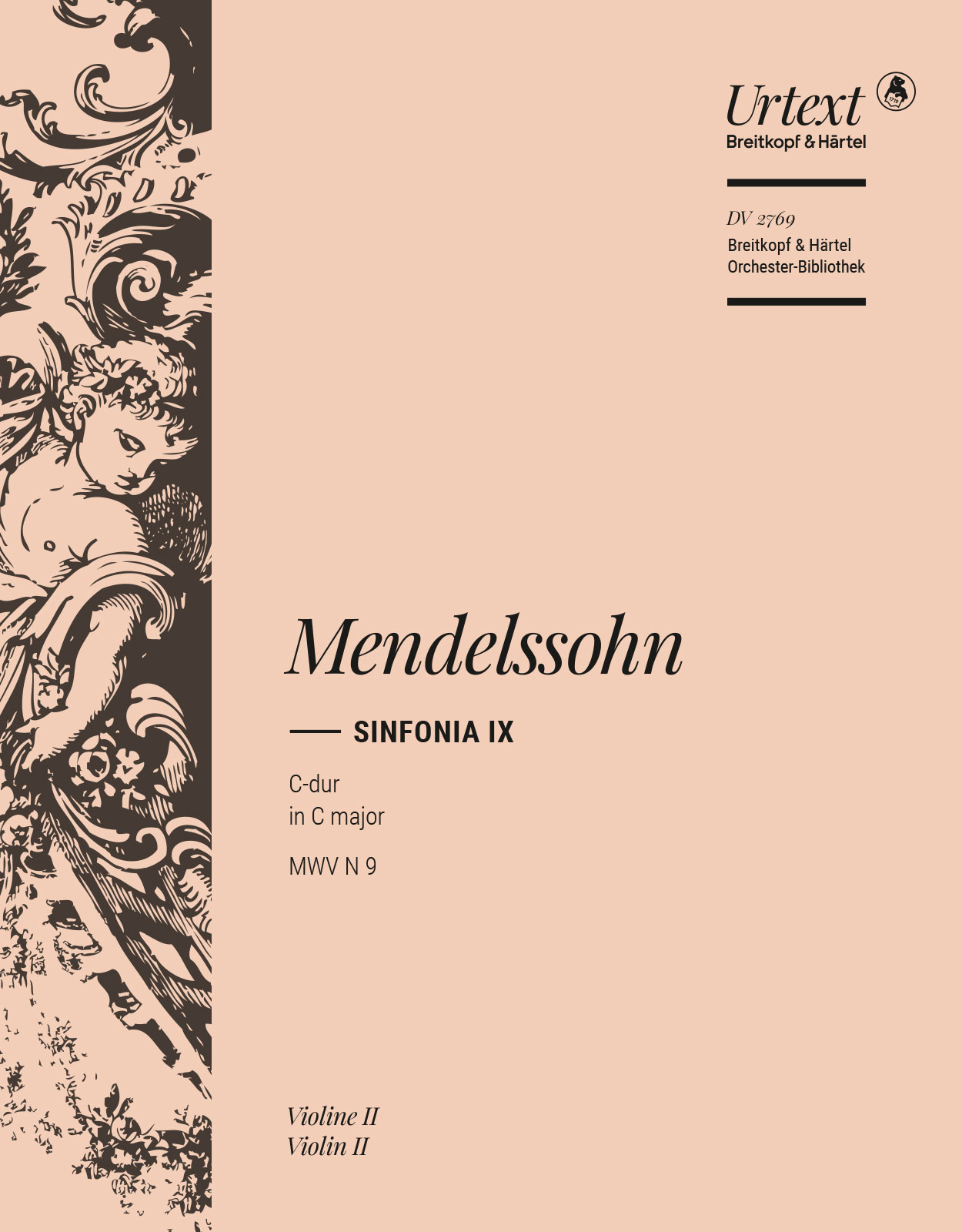 DV 2769-16 - Sinfonia IX c-moll / C-dur MWV N 9 - Cover