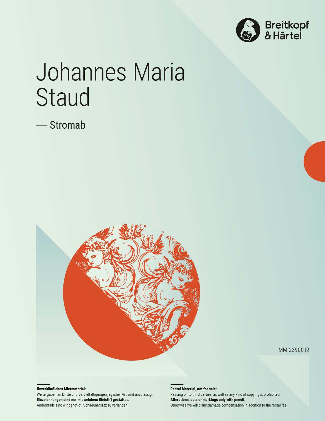 Johannes Maria Staud - Stromab - Cover
