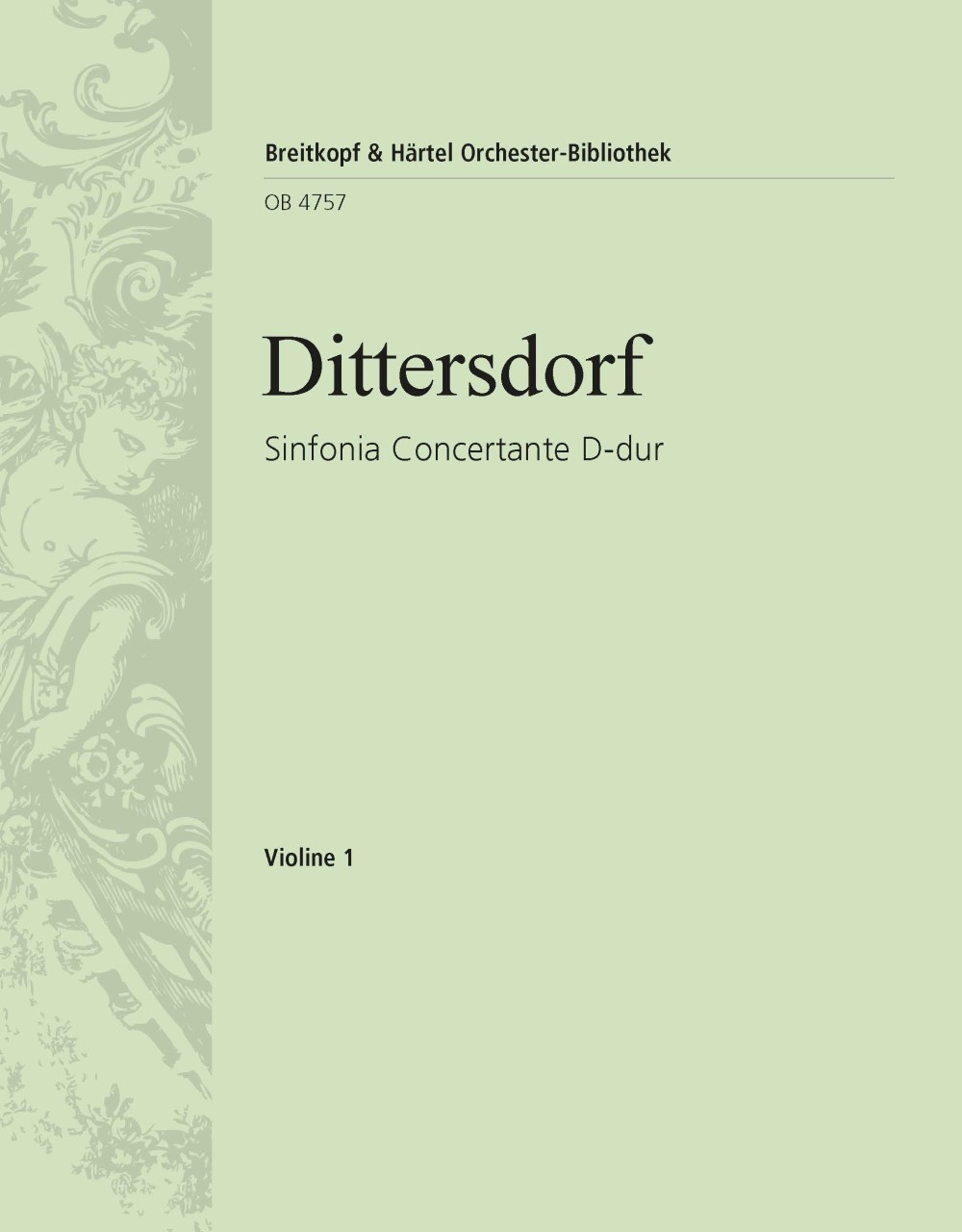 OB 4757-15 - Sinfonia Concertante in D major - Cover